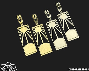 Peoples Jewelry - Latón - Pesas de Amaterasu - Precio por par.