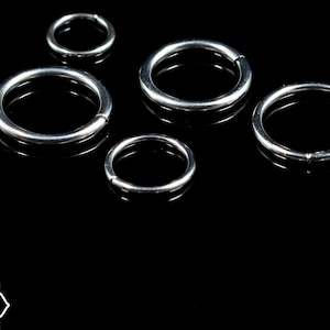 People's Jewelry - Niobium Seam Rings - 3 Different colors