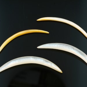 Peoples Jewelry - Mother of Pearl Septum Tusks - Priced per piece