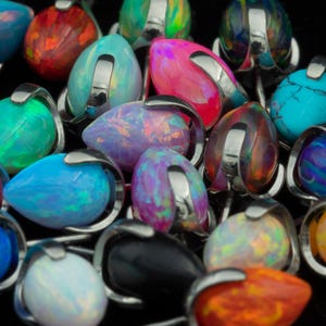 People's Jewelry – 3mm or 4mm – Bullet - Prong Ends Threadless/Threaded