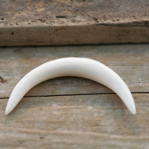 Peoples Jewelry - Buffalo Bone Curved Tusks - Priced per piece.
