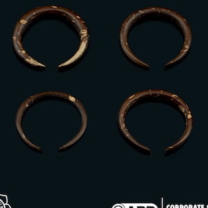 Peoples Jewelry - Coconut Wood Pinchers - priced per piece.