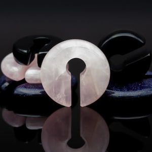 Peoples Jewelry - Round Keyhole Ear Weights - priced per pair.
