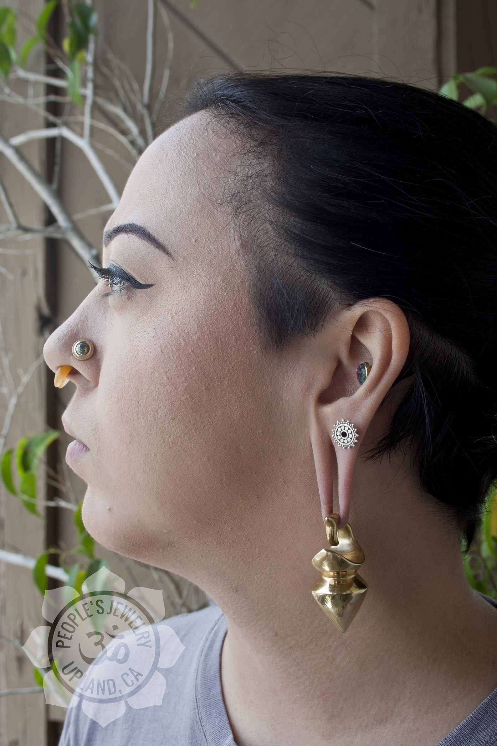 Brass Ear Weights 1/2 or larger to wear Etsy