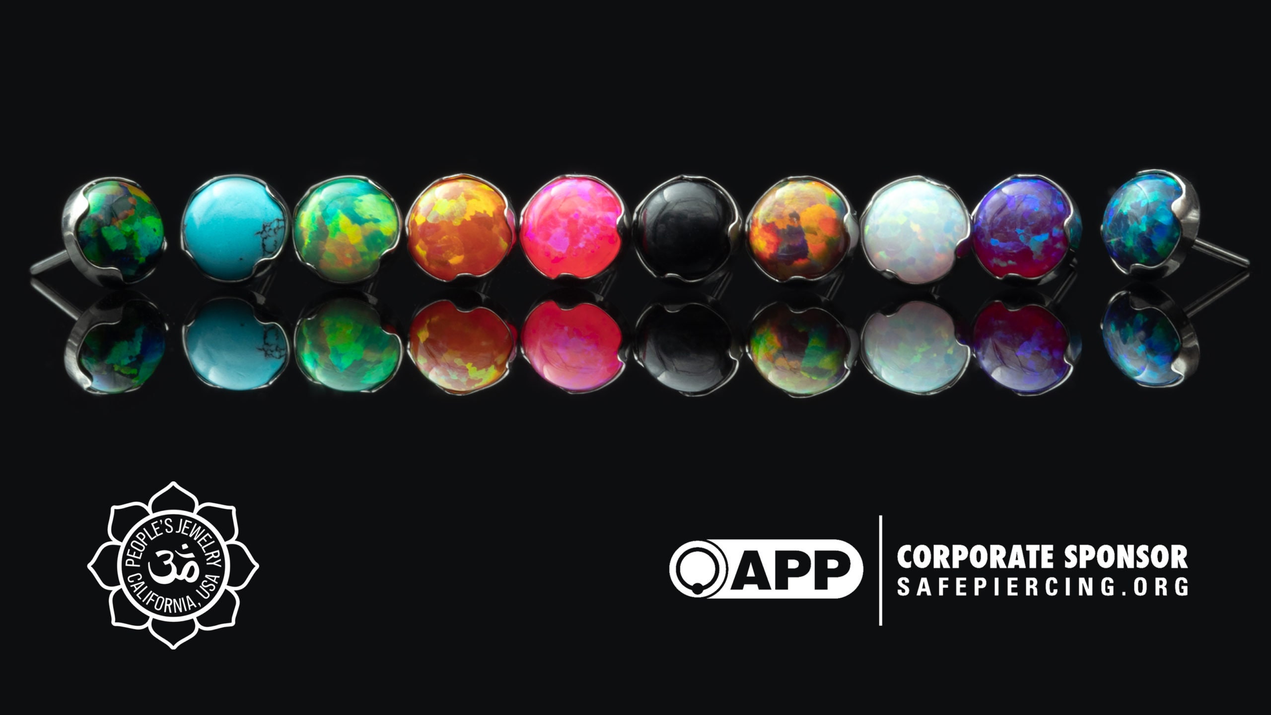 People's Jewelry - Prong Set Opal Cabochons - 3mm/4mm Threadless