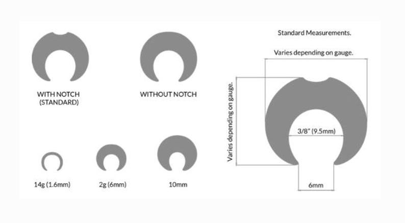 Gorilla Glass - septum pinchers - priced per piece. image 11