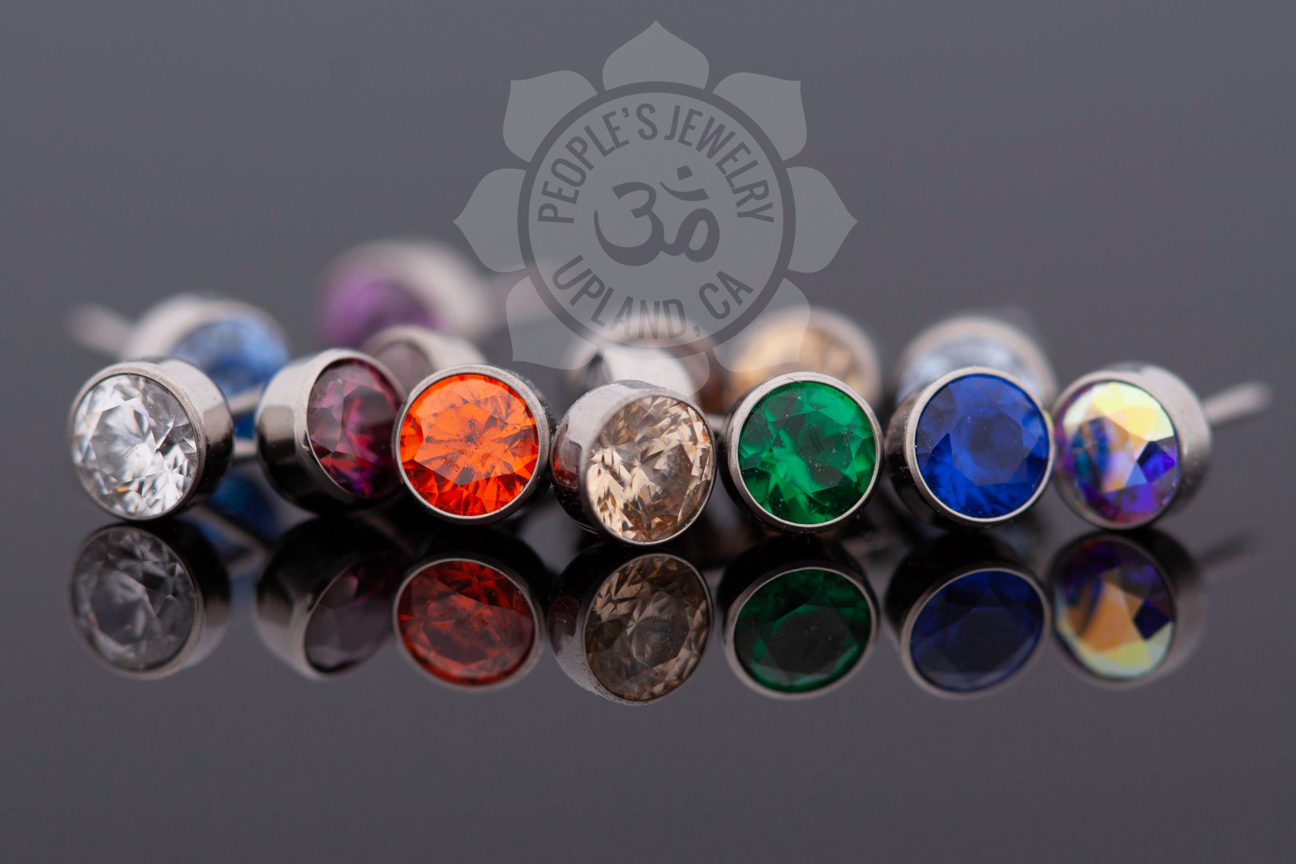 Peoples Jewelry - Threaded Titanium Gem Bezel – 3mm to 5mm