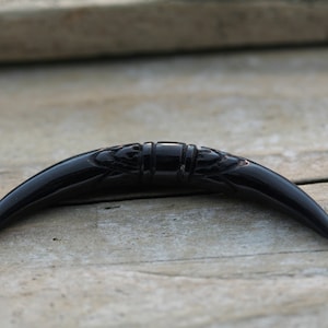 Peoples Jewelry - Carved Buffalo Horn Tusks - Priced per piece.