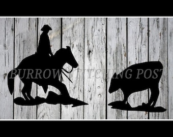 Classificando Cavalo e Vaca SVG