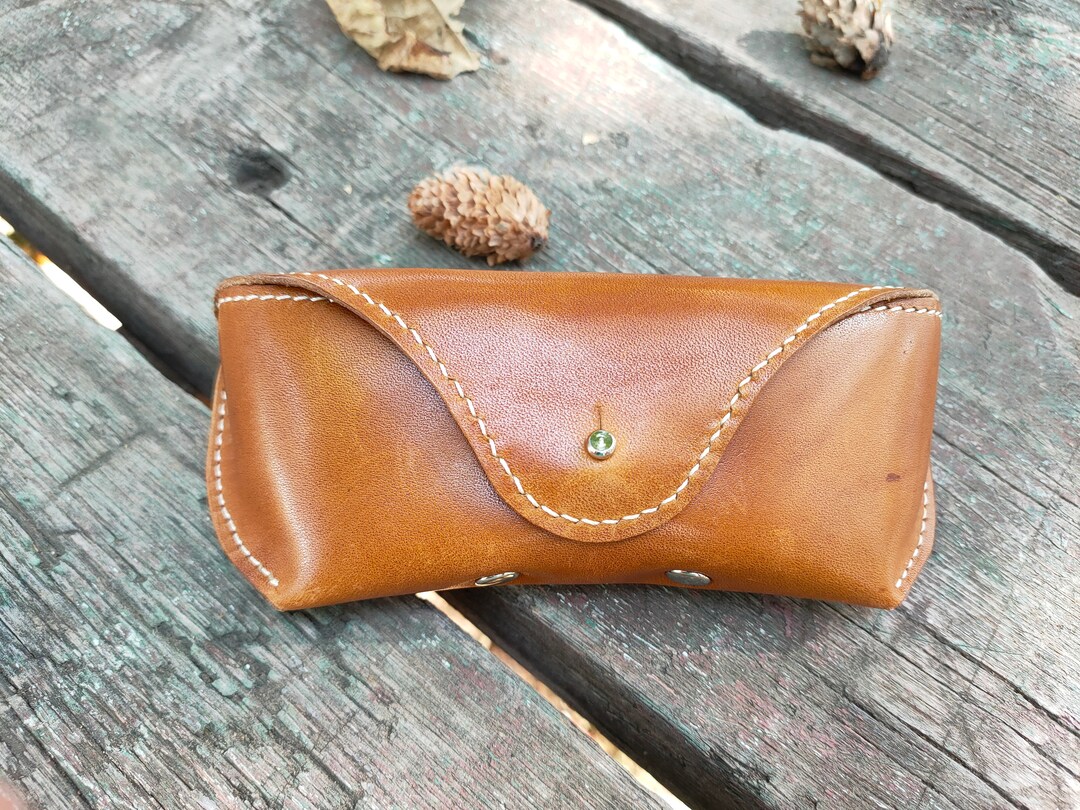 Handmade Leather Sunglasses Case Sungasses Cover Eyear Case Etsy