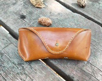 Handmade Leather Sunglasses Case, Sungasses Cover, Eyear Case