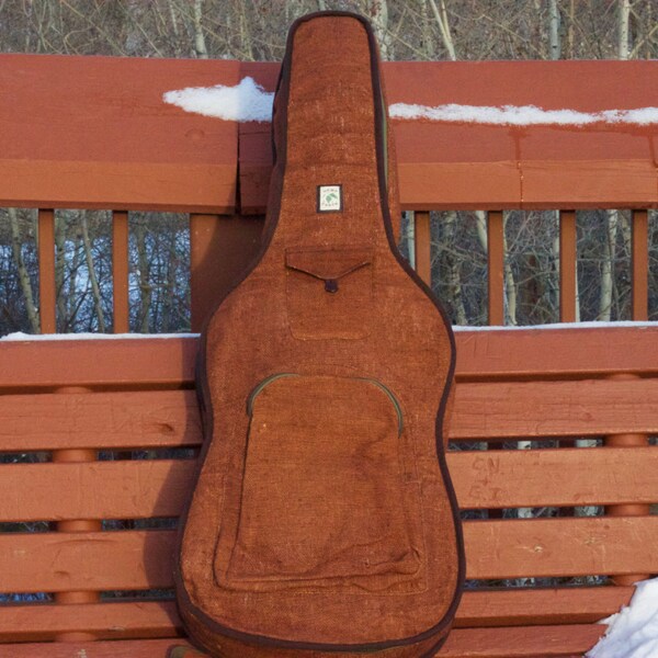 Guitare sac Gig sac affaire chanvre Pure sac à dos Style cuir bio mode de vie naturel mode Boho Hippie