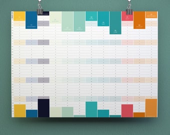 Any month Family Wall Planner (landscape)