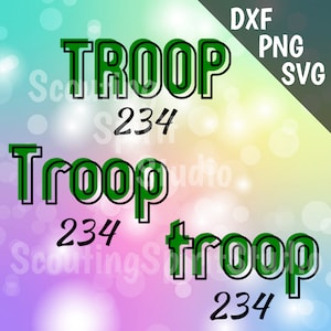 Troop Offset Digital Download