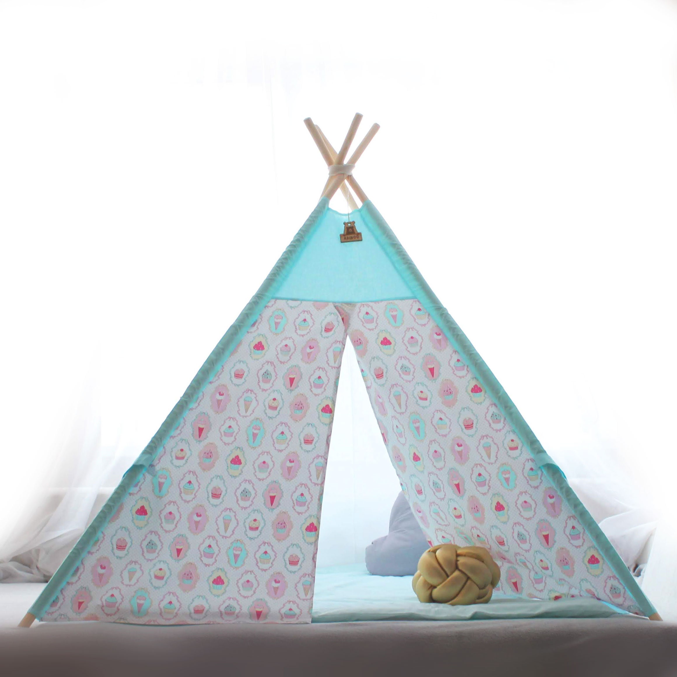 Teepee tent for girls Kids teepee tent Teepee tent for kids Etsy