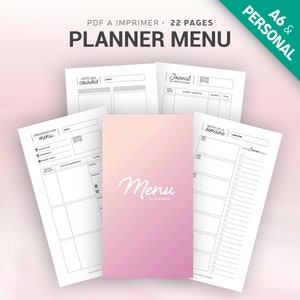 Organiser ses Repas : le kit planification des menus à imprimer