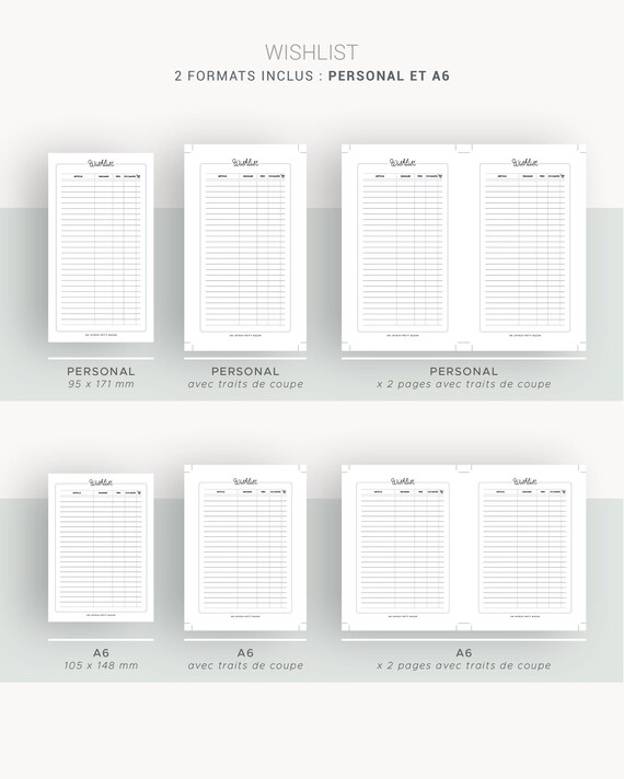 Wishlist A Imprimer Pour Planifier Ses Listes De Shopping Etsy Wishlist A Imprimer Pour Planifier Ses Listes De Shopping Etsy
