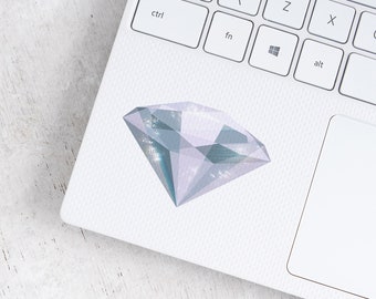 April Diamond Luxe Semi-Transparent Birthstone Sticker | High Quality Sticker for Laptops, Phone Cases, Water Bottles