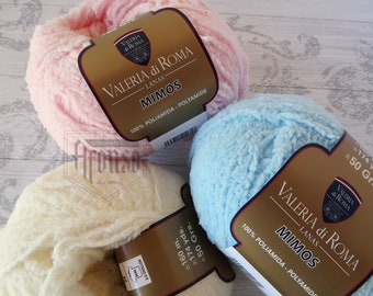 Baby yarn, Valeria di Roma soft yarn, 50 grams, knitting yarn