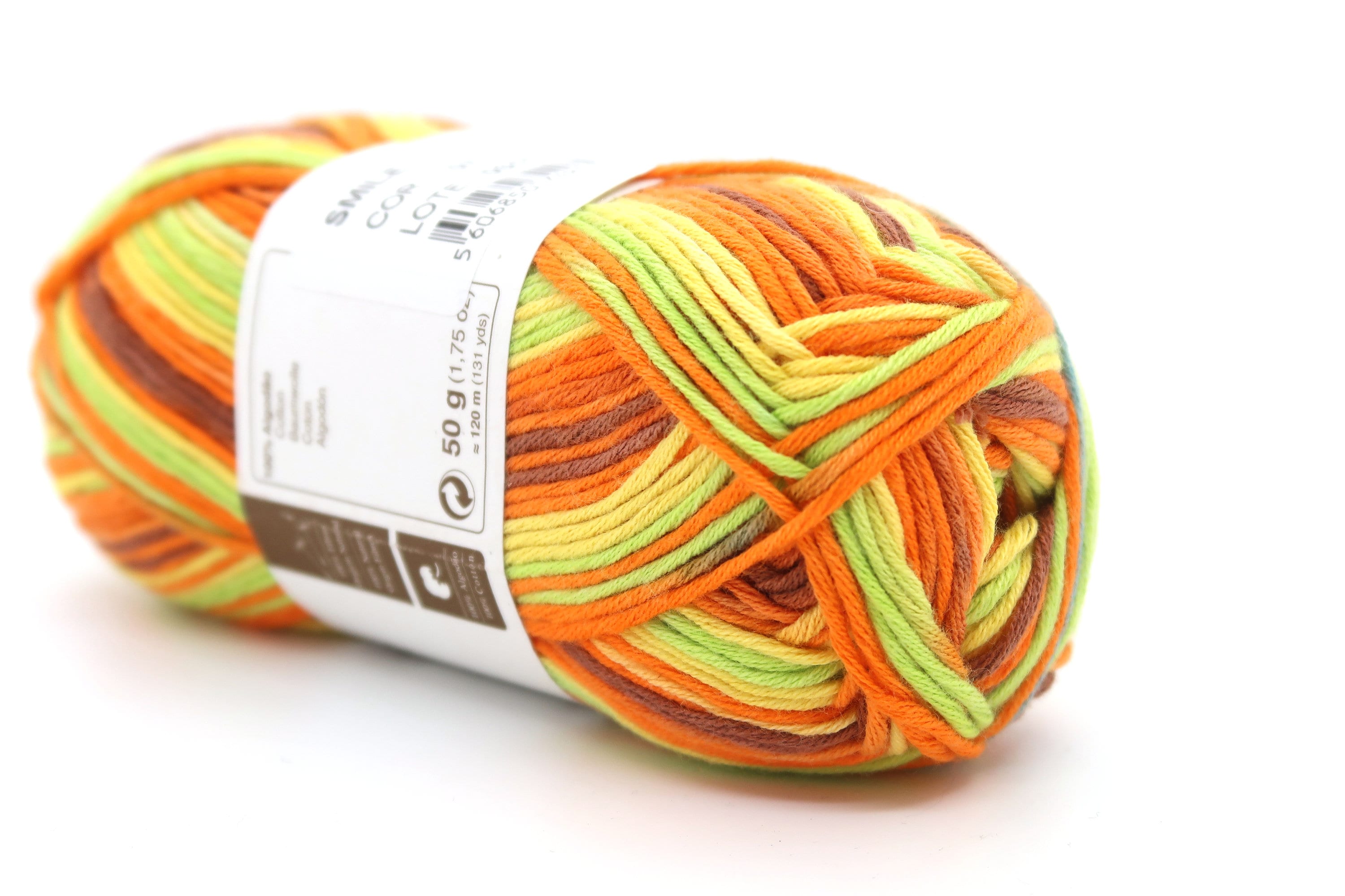 Cotton Yarn, Smile, 50 Grs, Ecofriendly Collection, Spring and Summer