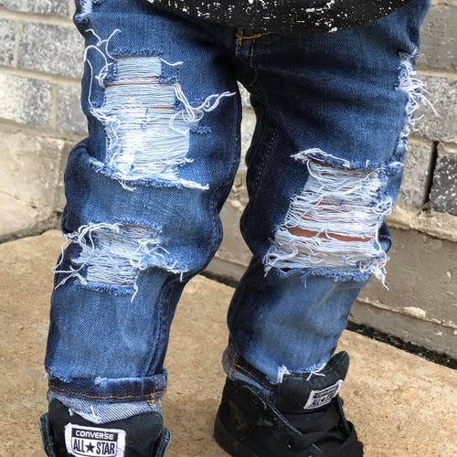 Extra Distressed All Torn up Jeans for 