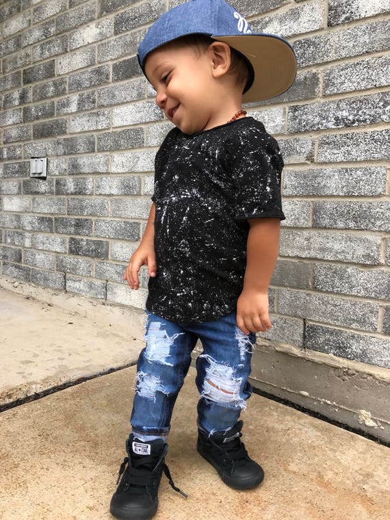 marxista Calma Desventaja pantalones vaqueros rotos niño Correctamente  Inscribirse O