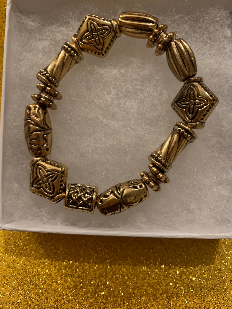 gold Beaded bracelet for Women