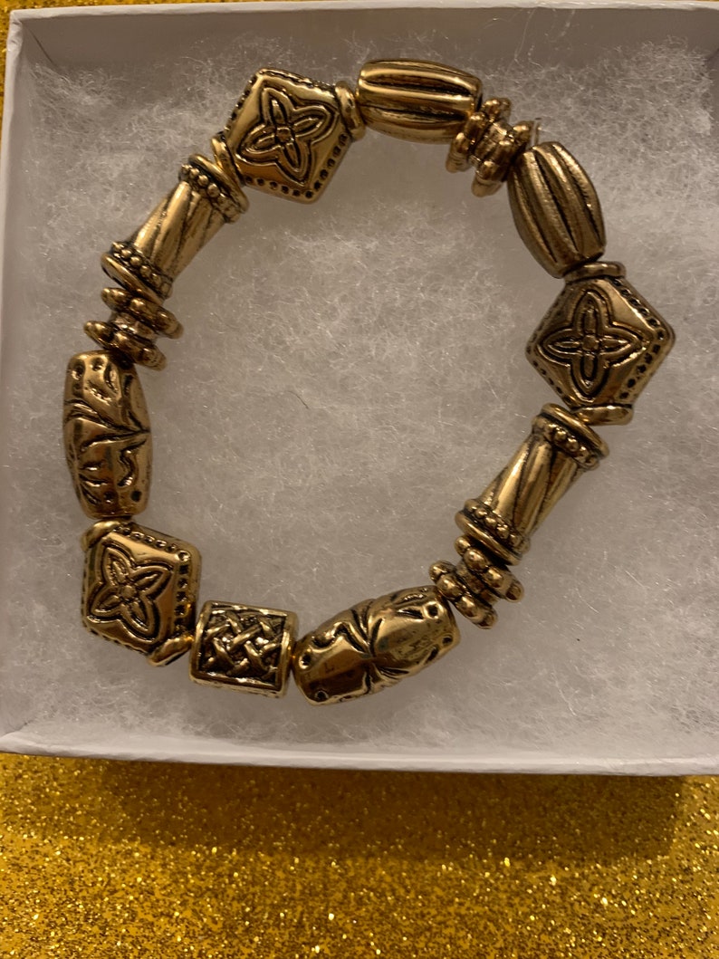 gold Beaded bracelet for Women