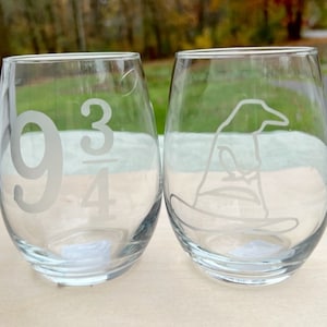 Wizarding World Stemless Geätzte Glaswaren