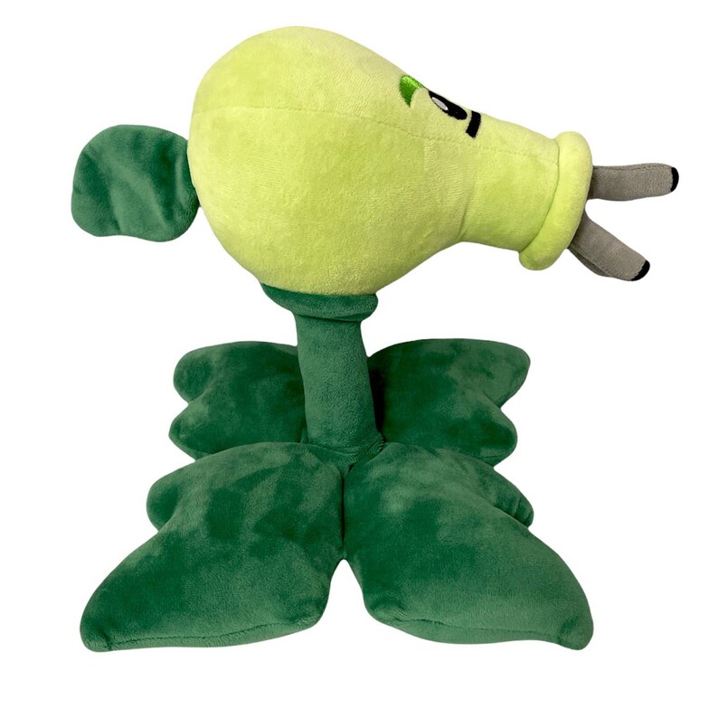 Plants Vs Zombies Gatling Peashooter Plush Pea Plant Stuffed - Etsy