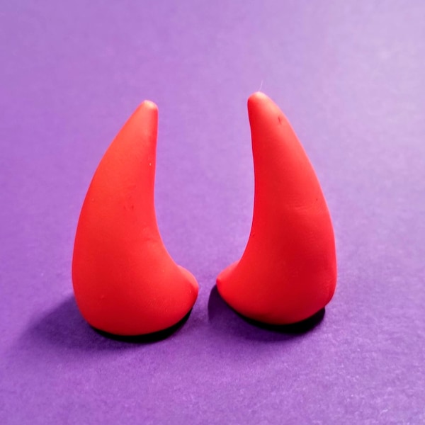 Polymer Clay Horns Etsy