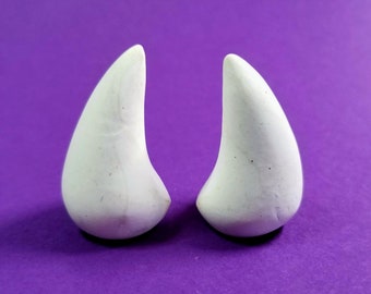 WHITE HORNS | Glue On  Devil Horns