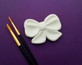 WATERCOLOR PALETTE | Coquette Bow  | 6 Well Palette and Brush Rest | BOW006