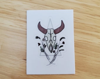 Skull sticker
