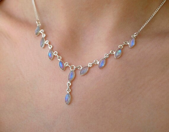 rainbow module Y-necklace