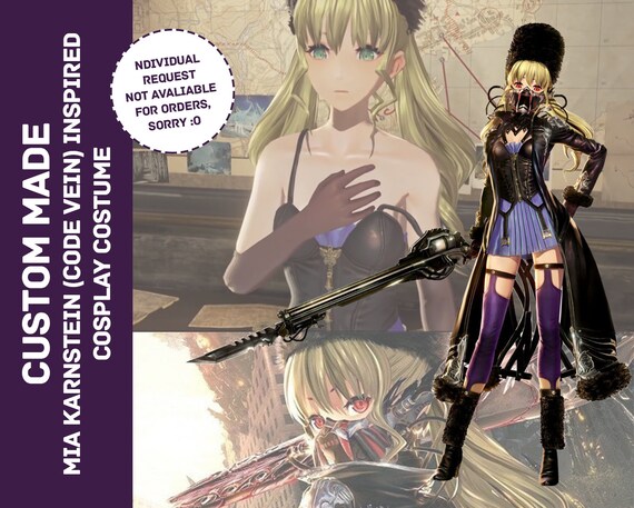Mia Karnstein From Code Vein Inspired Costume Custom Made Etsy Mia Karnstein From Code Vein Inspired Costume Custom Made Etsy