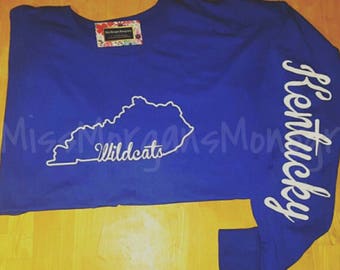 Kentucky Wildcats Shirt, Long Sleeve