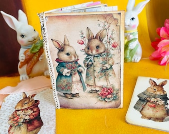 Bunnies Journal Easter Inspired Journal Gift Ideas