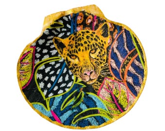 Porta joyas Decoupage Conchas, organización de joyas