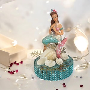 Mermaid Centerpieces  Mermaid Cake Topper Party Decorations Birthday Gifts
