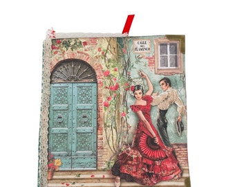 Spanish Flamenco Small Junk Journal