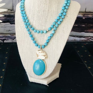 Long Knotted beaded Necklace Gemstones Necklace Boho Chic Jewelry Collection