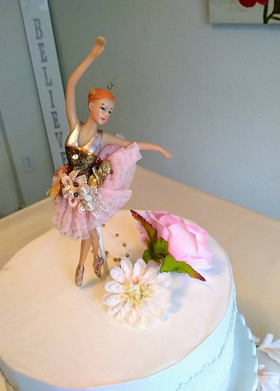 Ballerina Themed Decoration Ballerina Centerpiece Cake Etsy