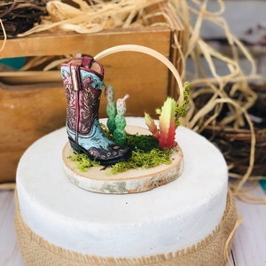 Decorazione per torta western, stivali da rodeo, decorazione per torta, decorazioni per feste da cowboy, decorazioni per feste da cowgirl, decorazione per torta di compleanno country