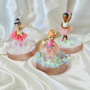 Little Ballerina Cake Topper Ballerina Centerpieces  Birthdays Party  Girls Room Decoration