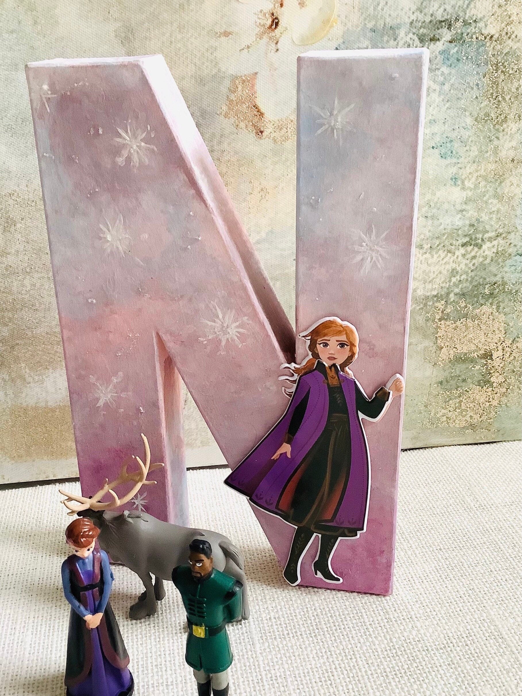 Frozen Theme Decorated LetterNumbers Elsa Ana Birthdays Party Photo prop