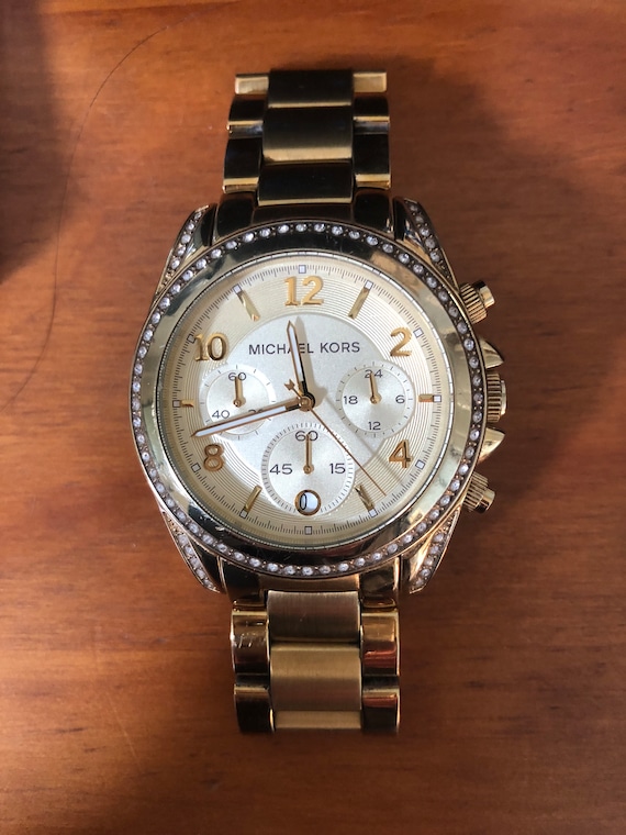 Michael Kors MK 5166 Gold Glitz watch