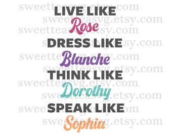 Download Live Like Rose Svg Etsy