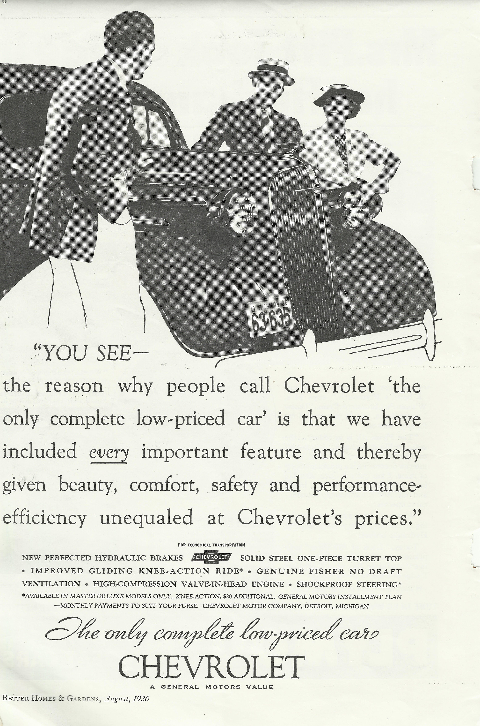 1936 Chevy Print Ad, Vintage Car Poster (digital Download) - Etsy