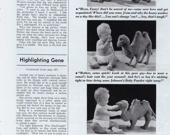 Publicité imprimée en poudre pour bébé Johnson and Johnson vintage de 1937 avec collage de scrapbooking bébé mignon faisant art mural téléchargement numérique instantané